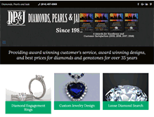 Tablet Screenshot of diamondspearlsjade.com